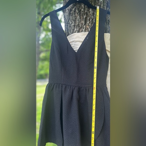 *VINTAGE* LUSH black romper … wrap mini skort size small - Picture 13 of 16